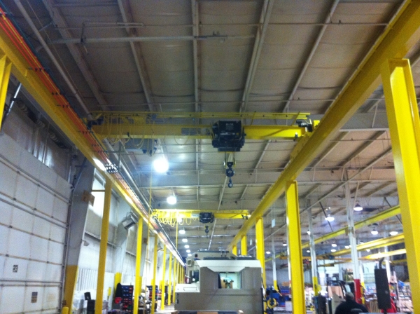 Single Girder Crane Installation Milwaukee